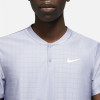 Nike Polo estiva Court Advantage Uomo 2021 - bianco, indaco chiaro