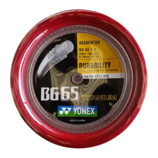 Yonex BG65 200m Bobina rossa